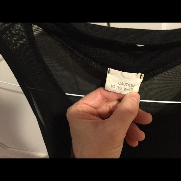 Mesh Tank with Cutout - Picture 2 of 4